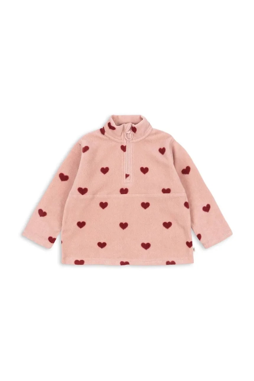 TAVI FLEECE SEATSHIRT GRS детская толстовка розовая для девочек