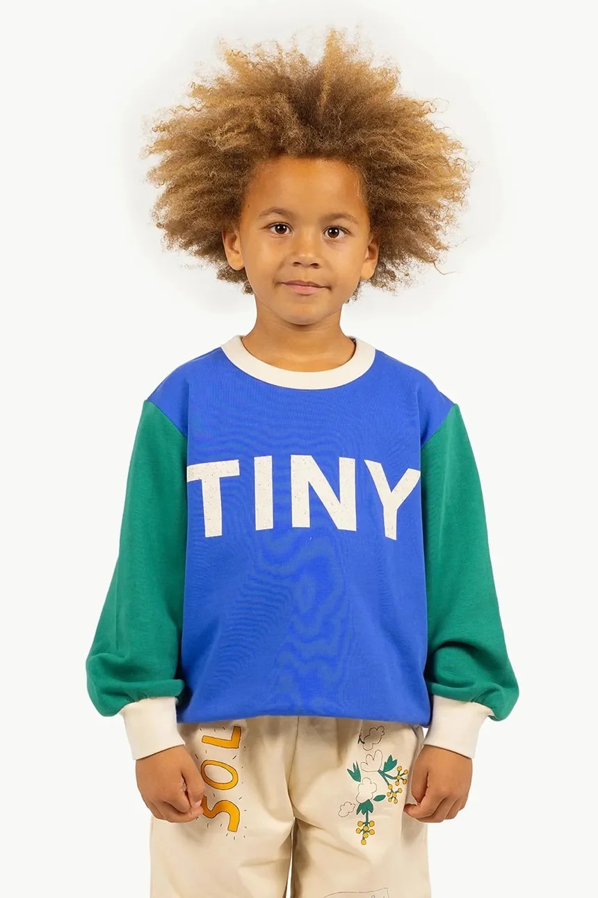 Детская толстовка из хлопка COLOR BLOCK SEATSHIRT