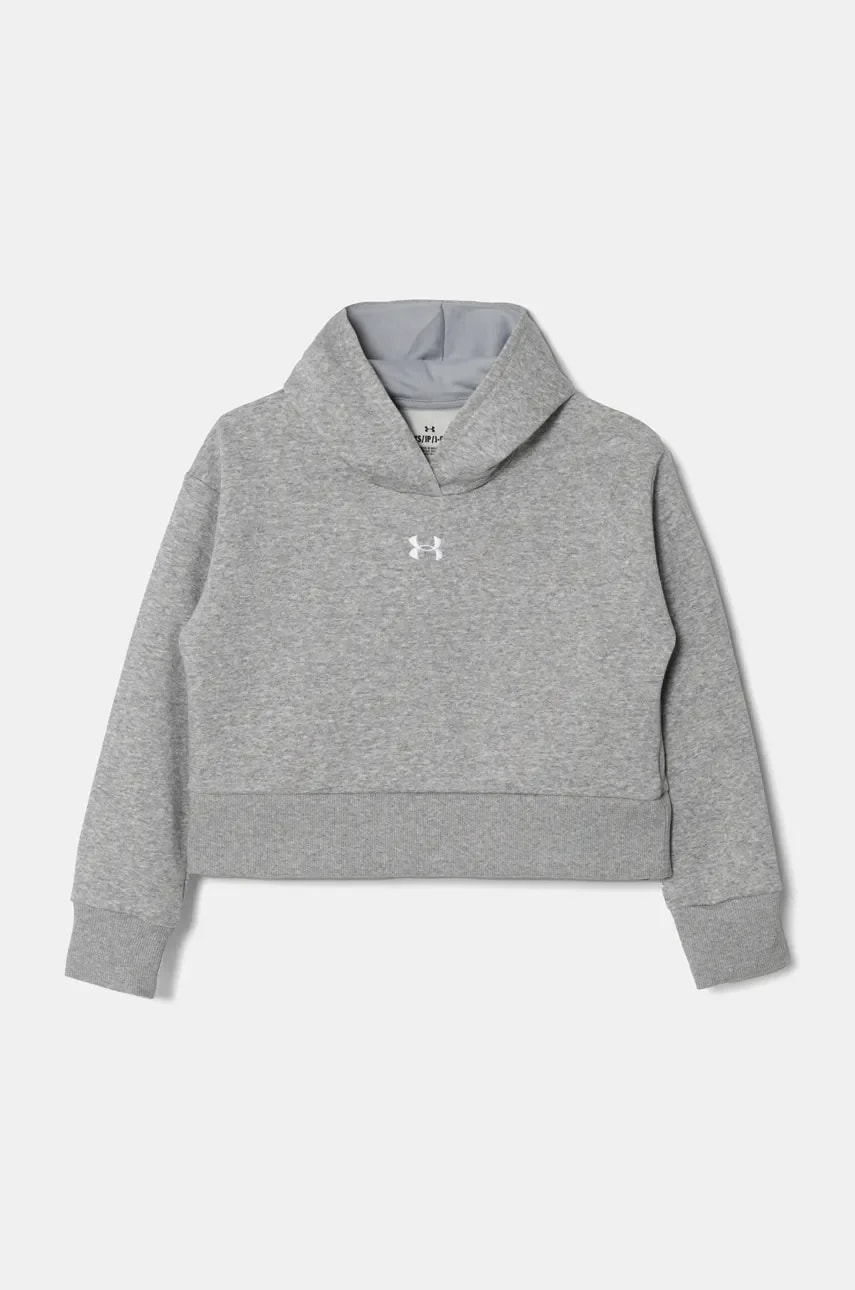 Укороченный детский флисовый свитшот UA Rival