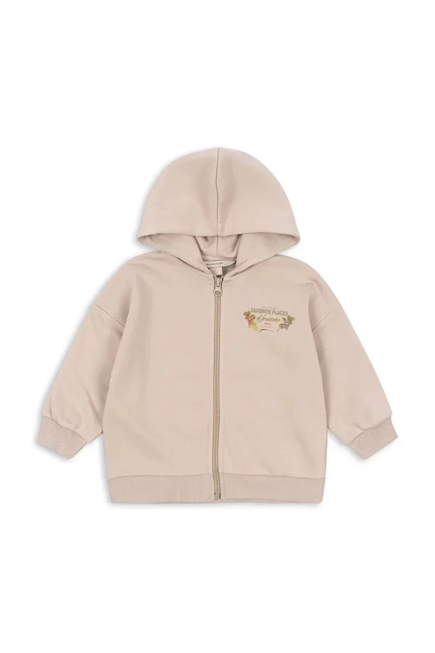 Детская хлопковая толстовка LOU SWEAT ZIP HOOD OCS