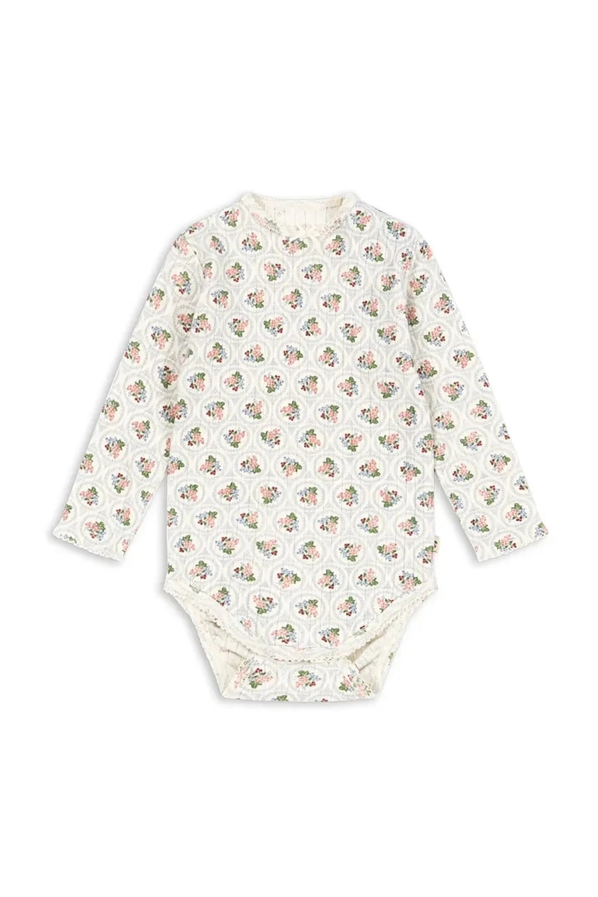 Хлопковое детское боди MINNIE BODY GOTS многоцветный для девочек