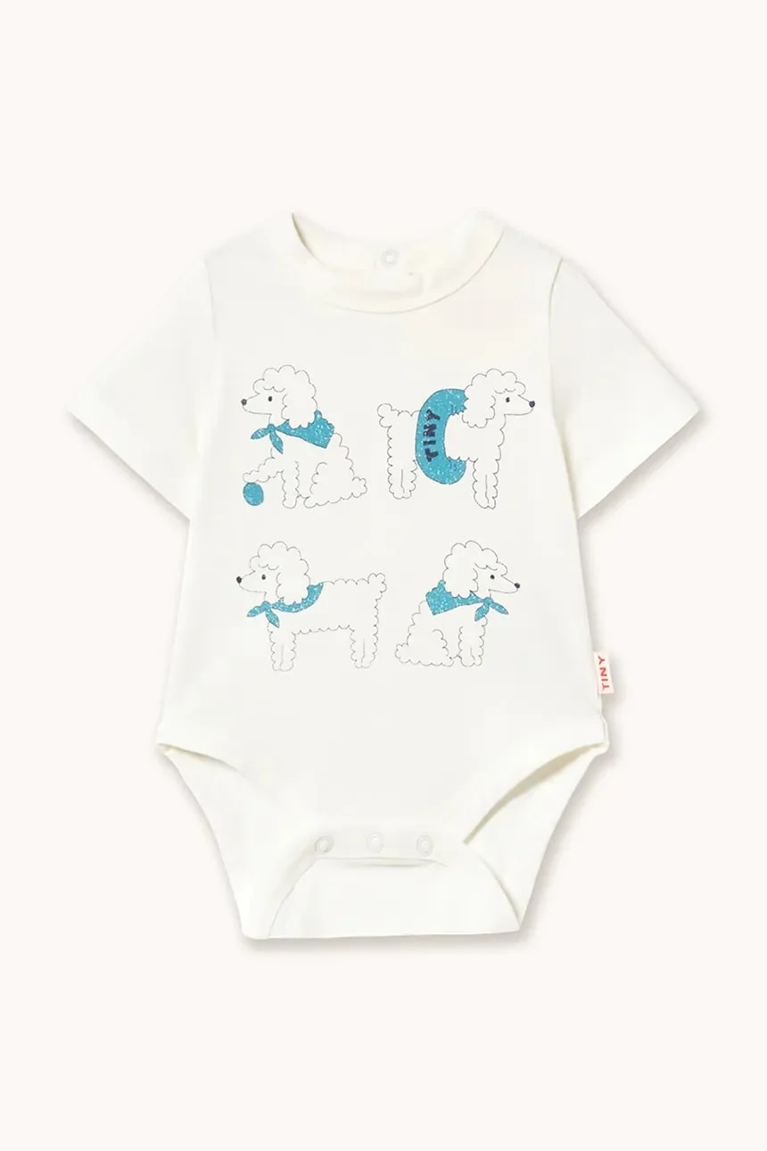 Хлопковое детское боди POODLE GRAPHIC BODY