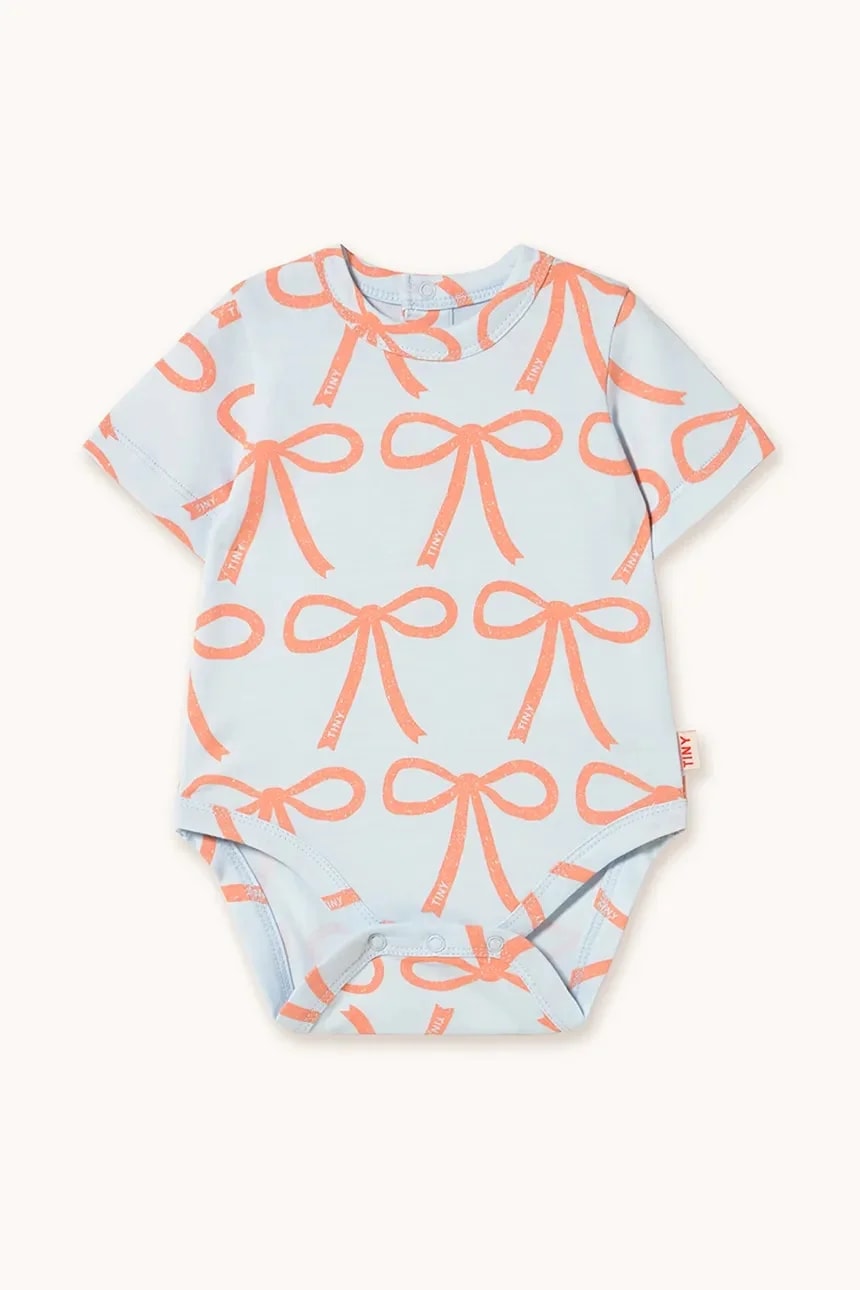 Хлопковое детское боди BOWS BODY