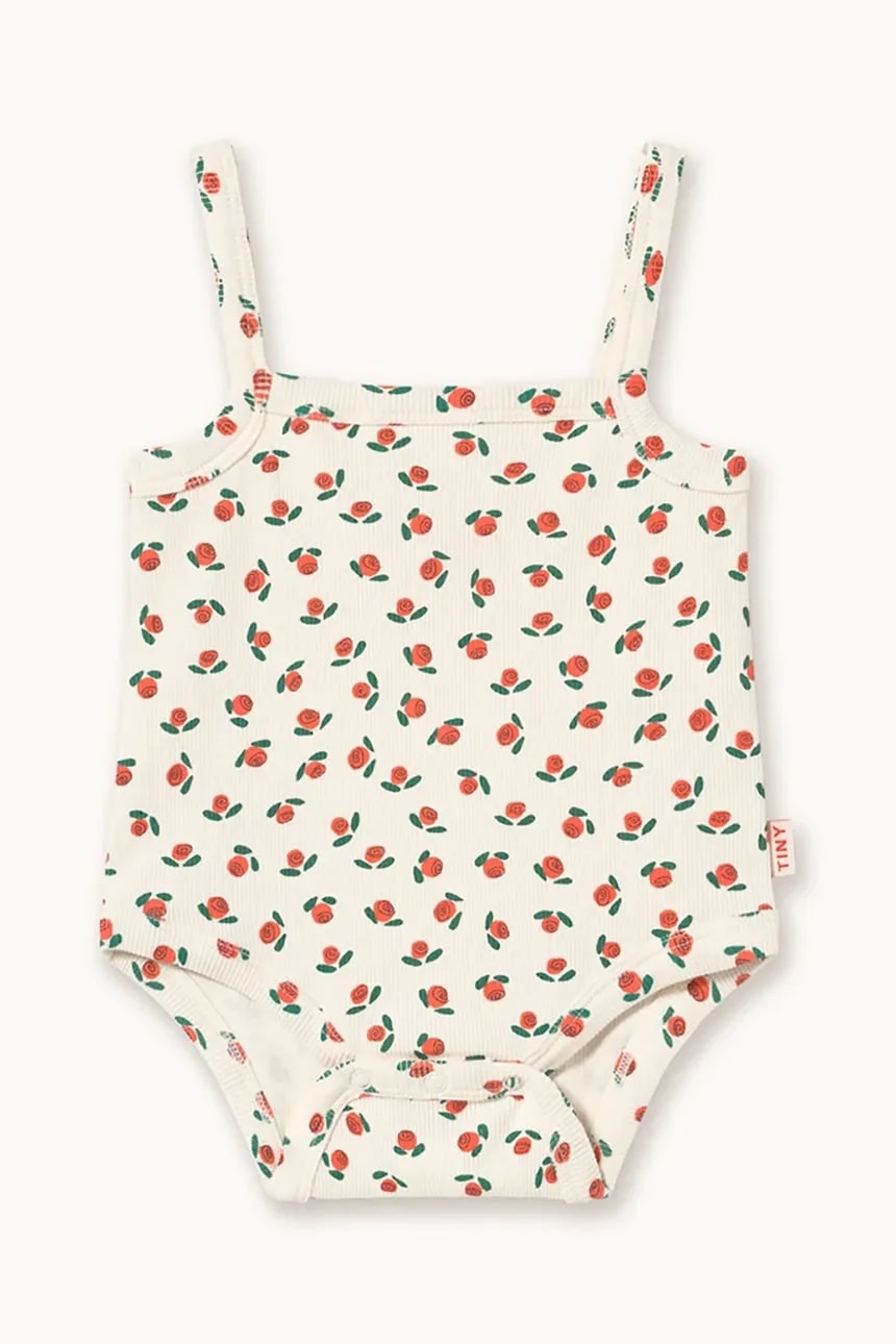 БОДИ TINY ROSES RIB БЕЗ РУКАВОВ