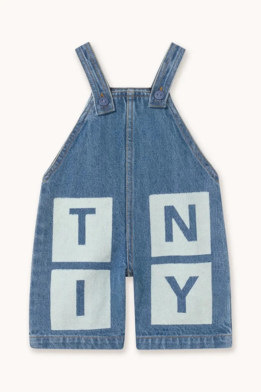 Детский джинсовый комбинезон TINY DENIM DUNGAREE BABY