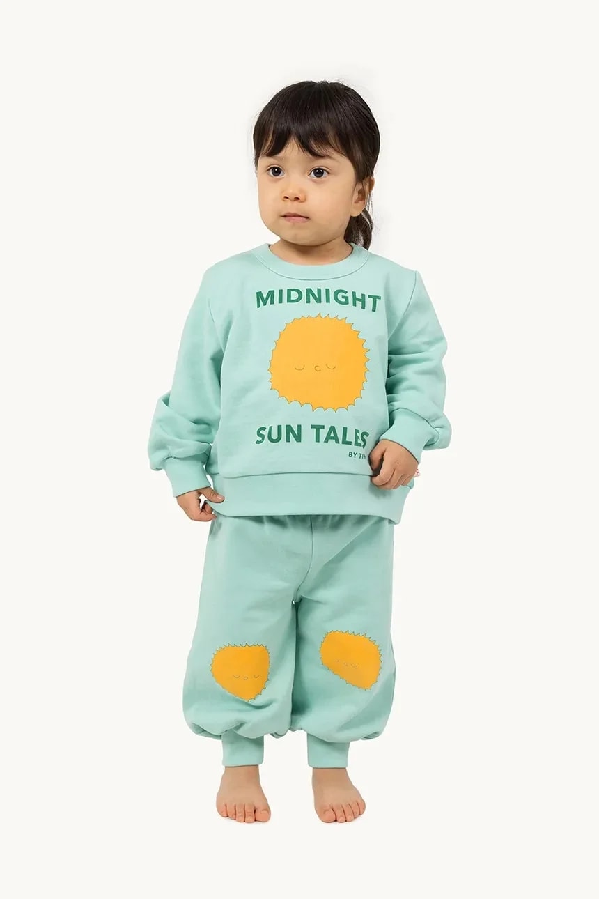 Хлопковые детские спортивные штаны SUN TALES GRAPHIC BABY SEATPANT PANT