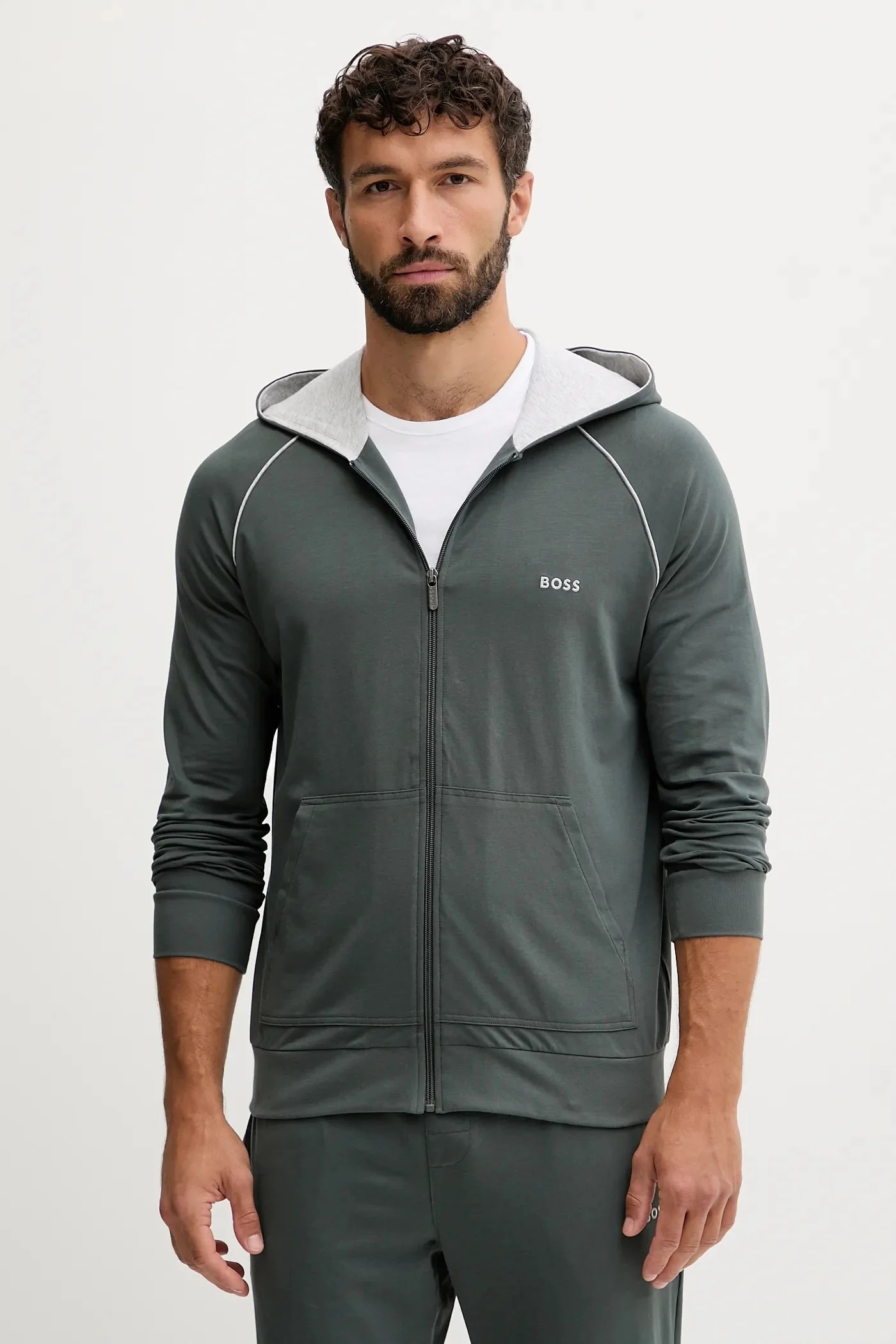 Lounge Толстовка Mix&Match Jacket H зеленая для мужчин