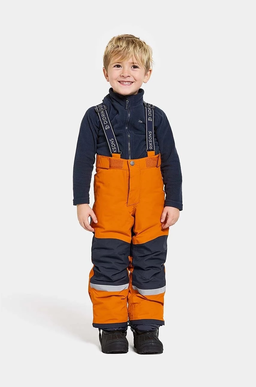 Детские лыжные штаны IDRE KIDS PANTS апельсин для мальчиков