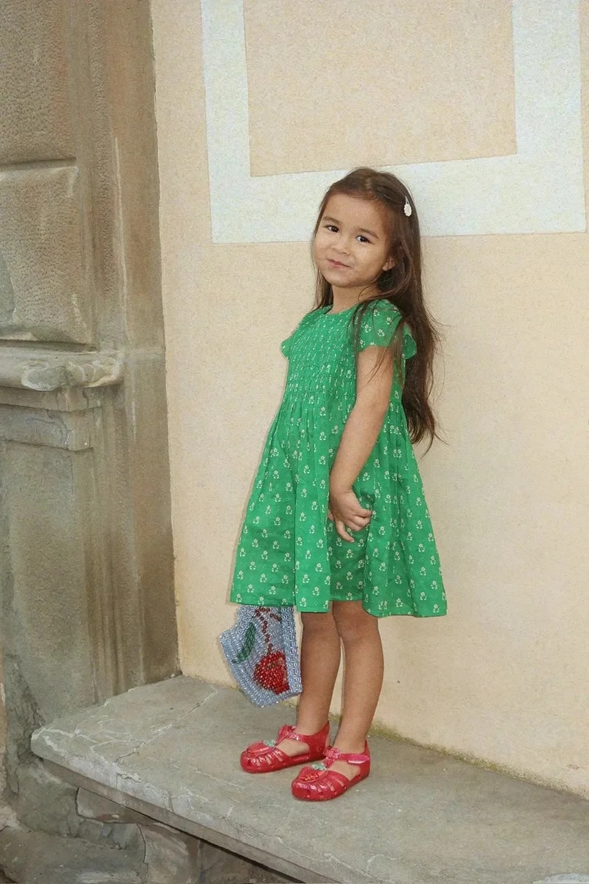 Детское хлопковое платье CAMI SMOCK DRESS GOTS