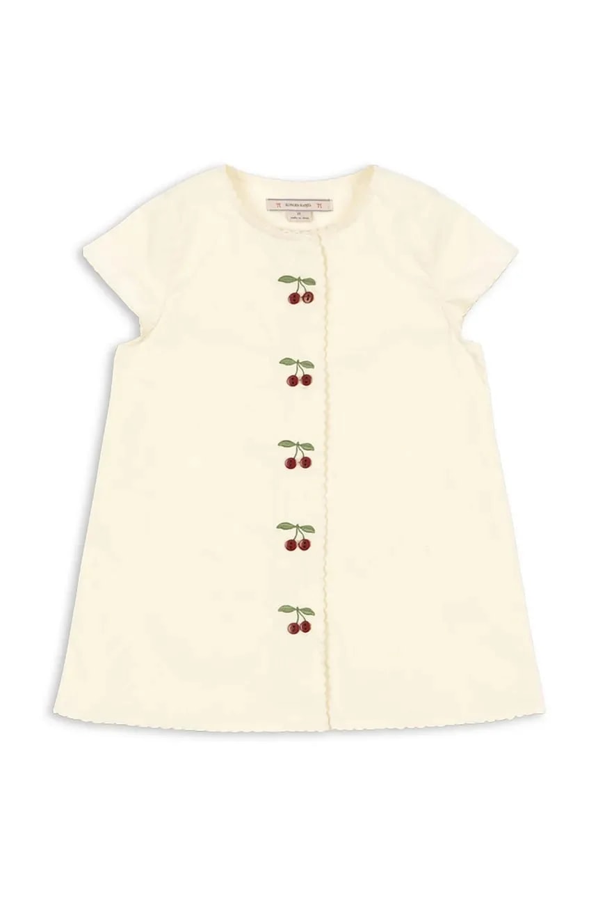 Детское хлопковое платье EVIA CHERRY DRESS GOTS