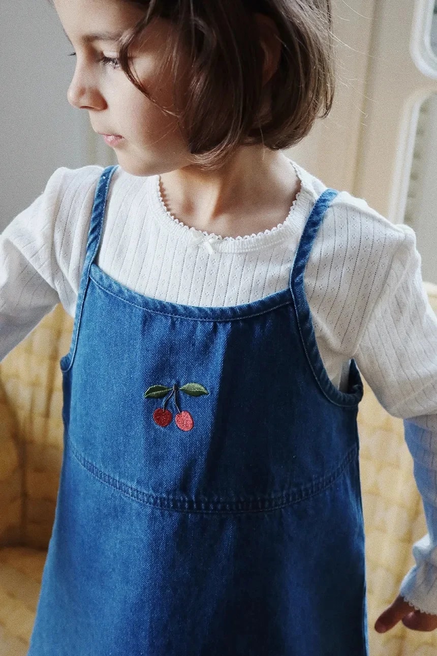 Детское хлопковое платье MAGOT STRAP DRESS GOTS