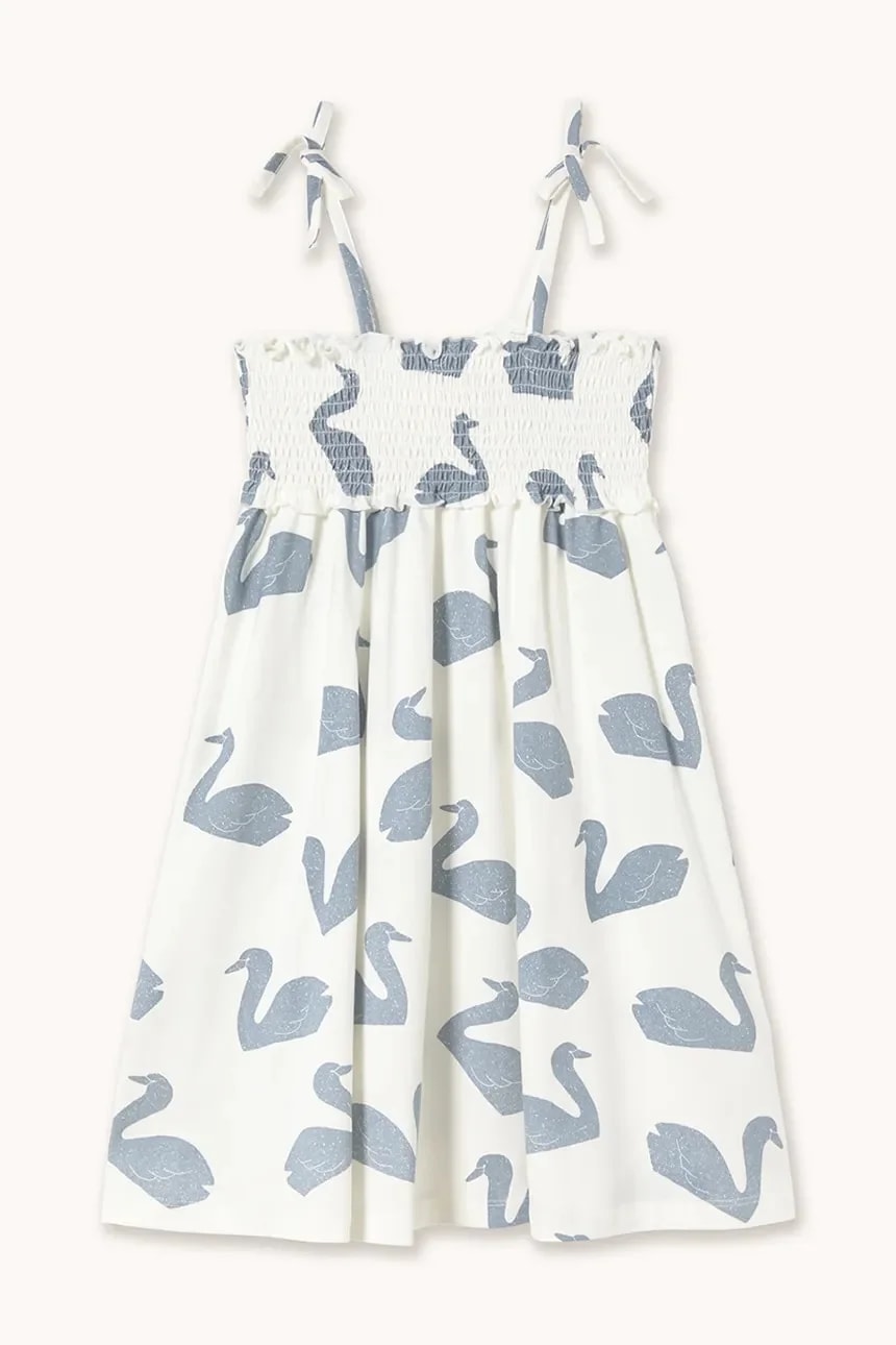 Детское хлопковое платье BIG SWANS KNITTED DRESS