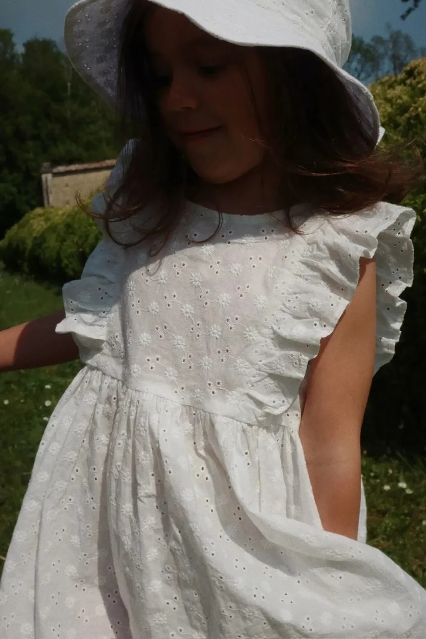 Детское хлопковое платье LACEY DRESS