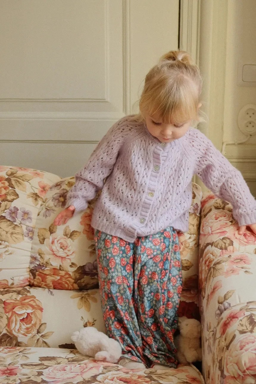 Детский кардиган из шерсти ISA CARDIGAN
