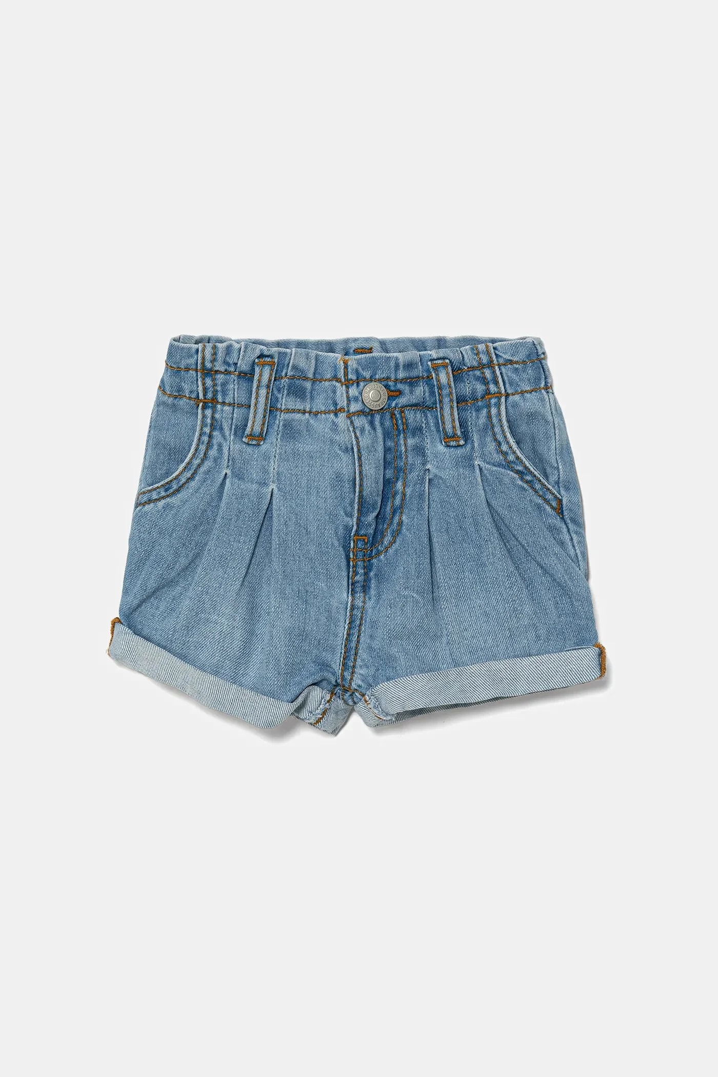 Детские джинсовые шорты PLEAT PAPER BAG SHORT