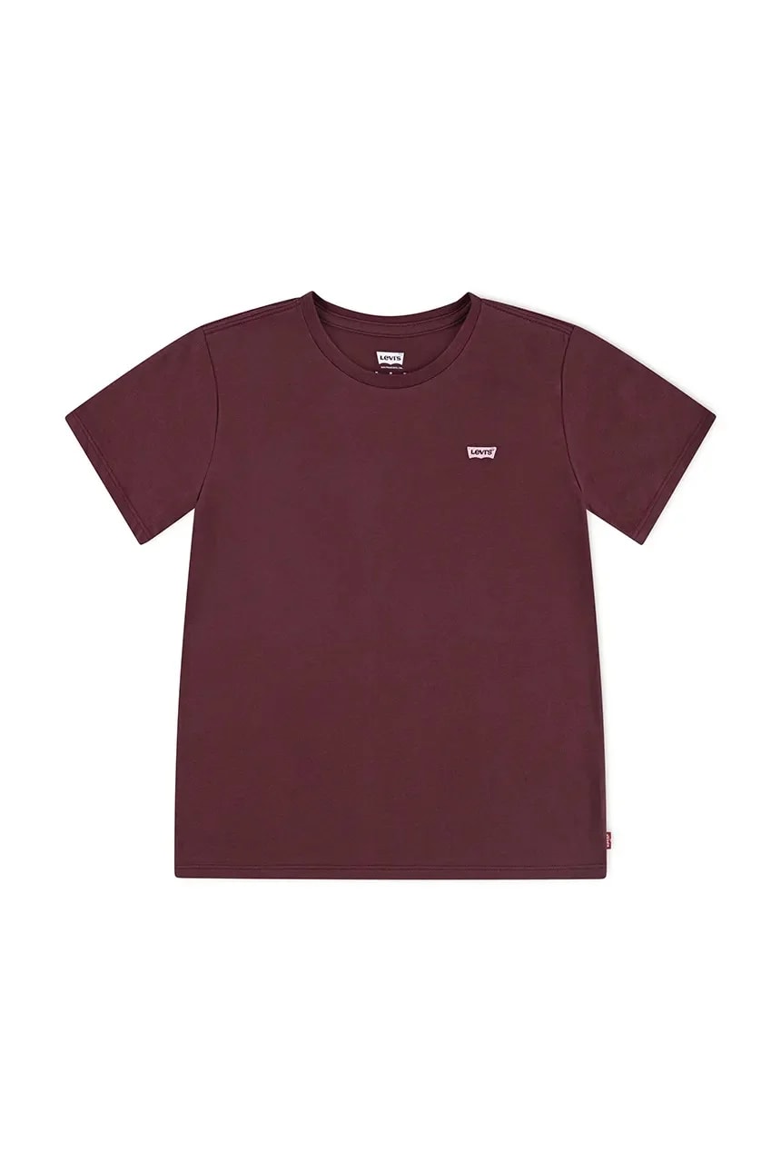 Детская футболка LVG BATWING CHEST HIT TEE бордовая для девочек