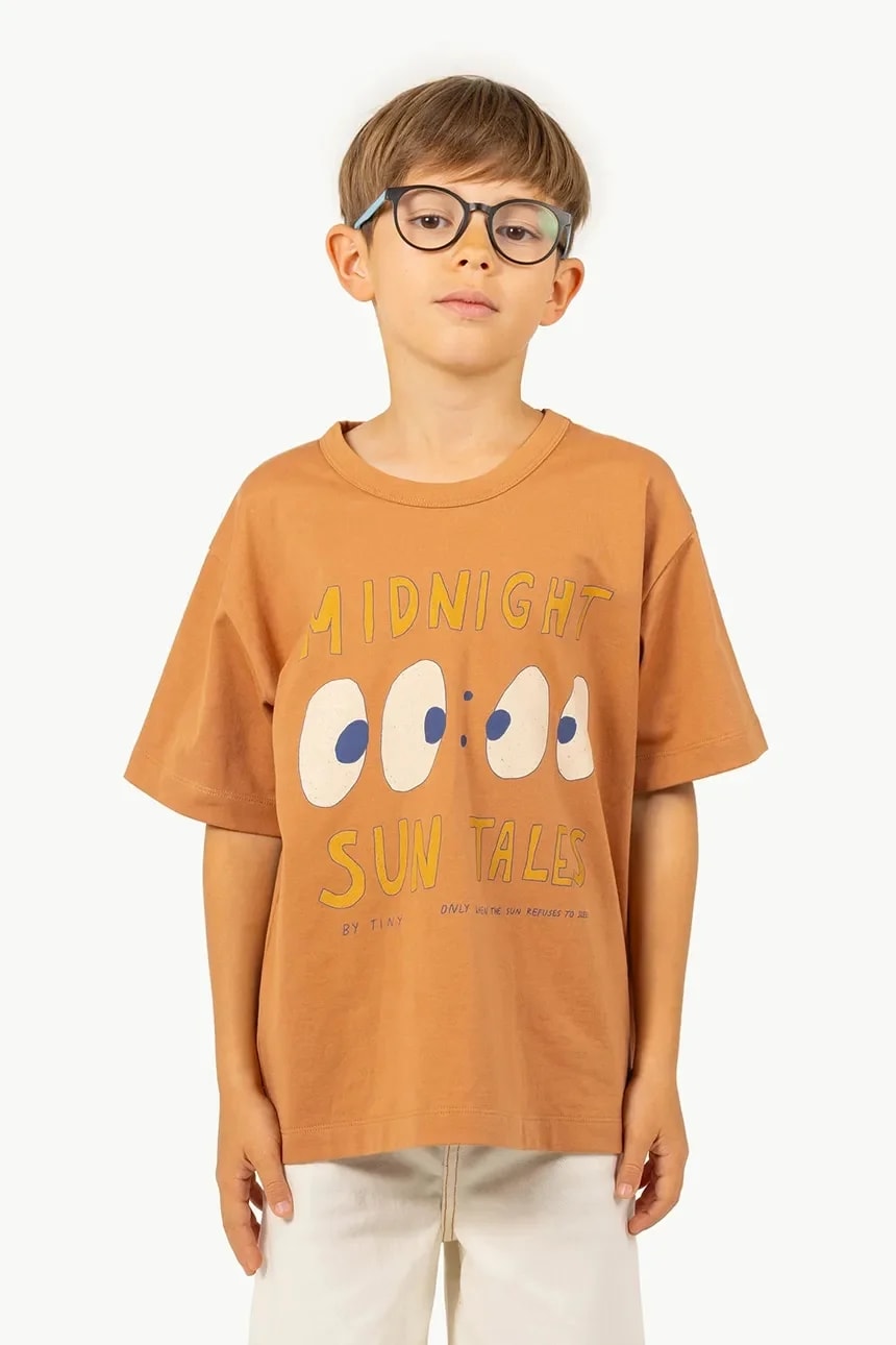 Детская хлопковая футболка MIDNIGHT GRAPHIC TEE