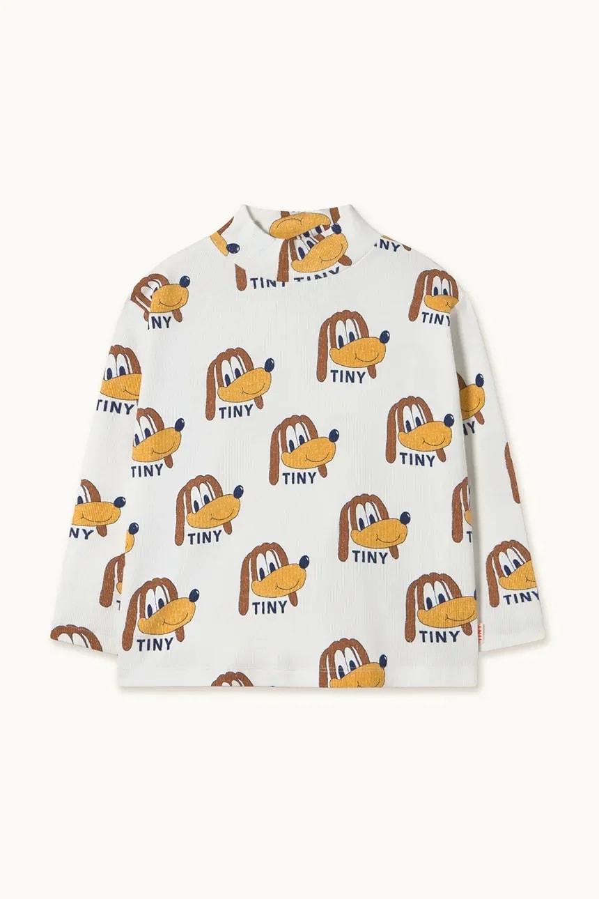 Детский лонгслив DOGS RIB MOCKNECK