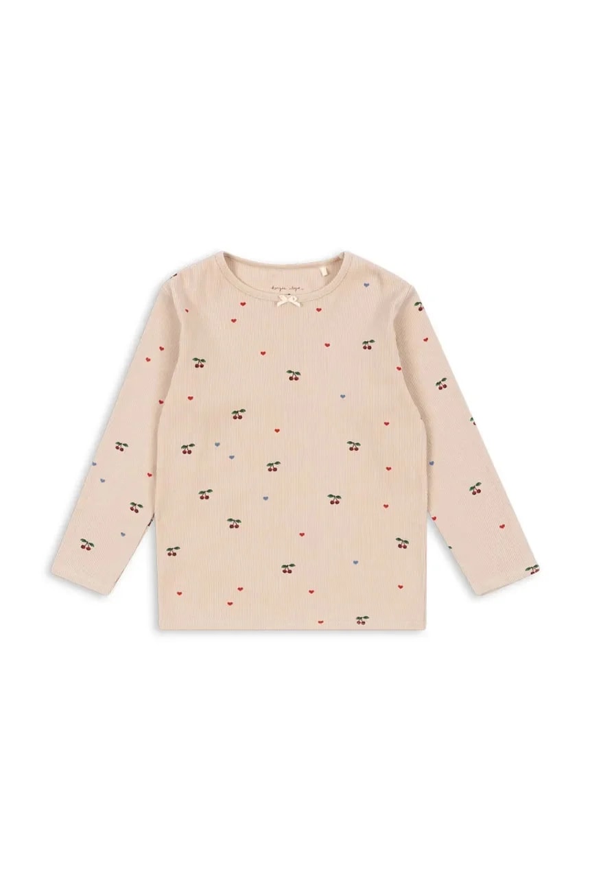 Детская хлопковая футболка с лонгсливом ELLA LS TEE GOTS