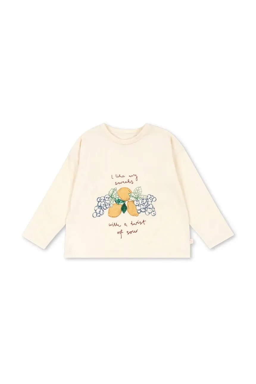 Детская хлопковая футболка с длинными рукавами LIN LS TEE GOTS