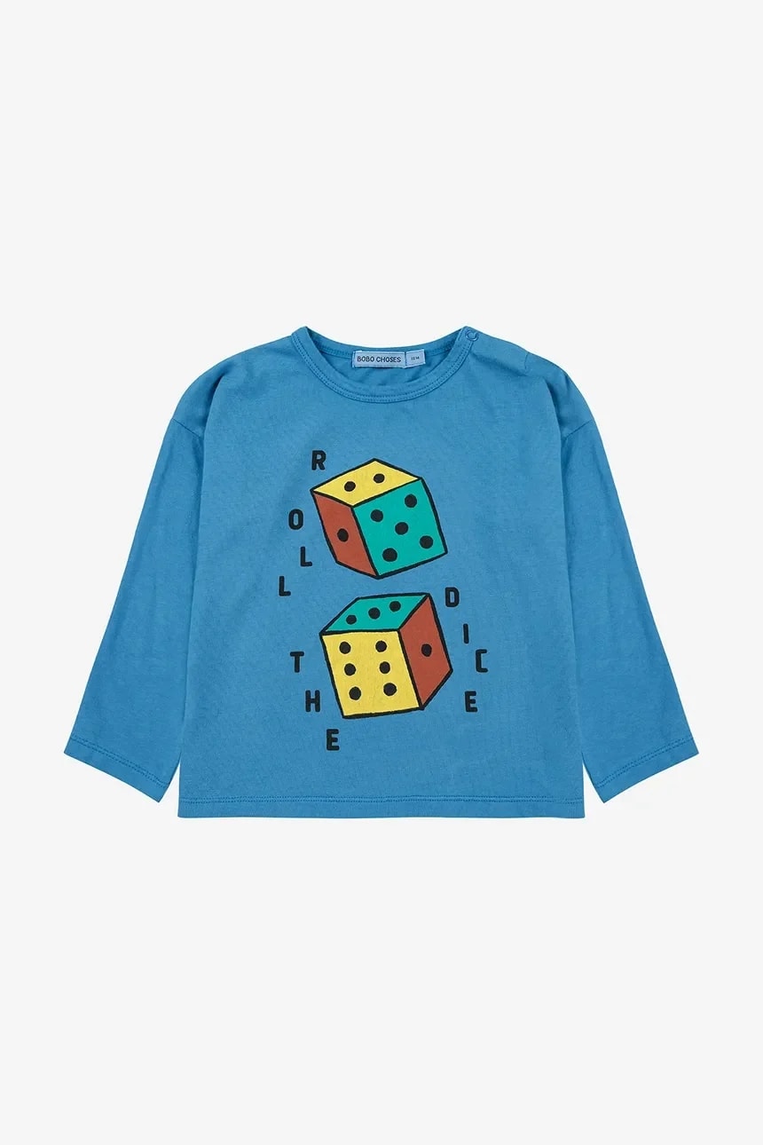 Детская хлопковая рубашка с длинными рукавами Roll The Dice