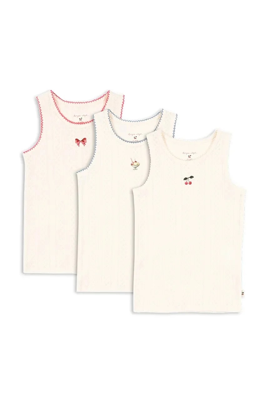 Детский топ MINNA 3 PACK TANK TOPS GOTS 3 шт.