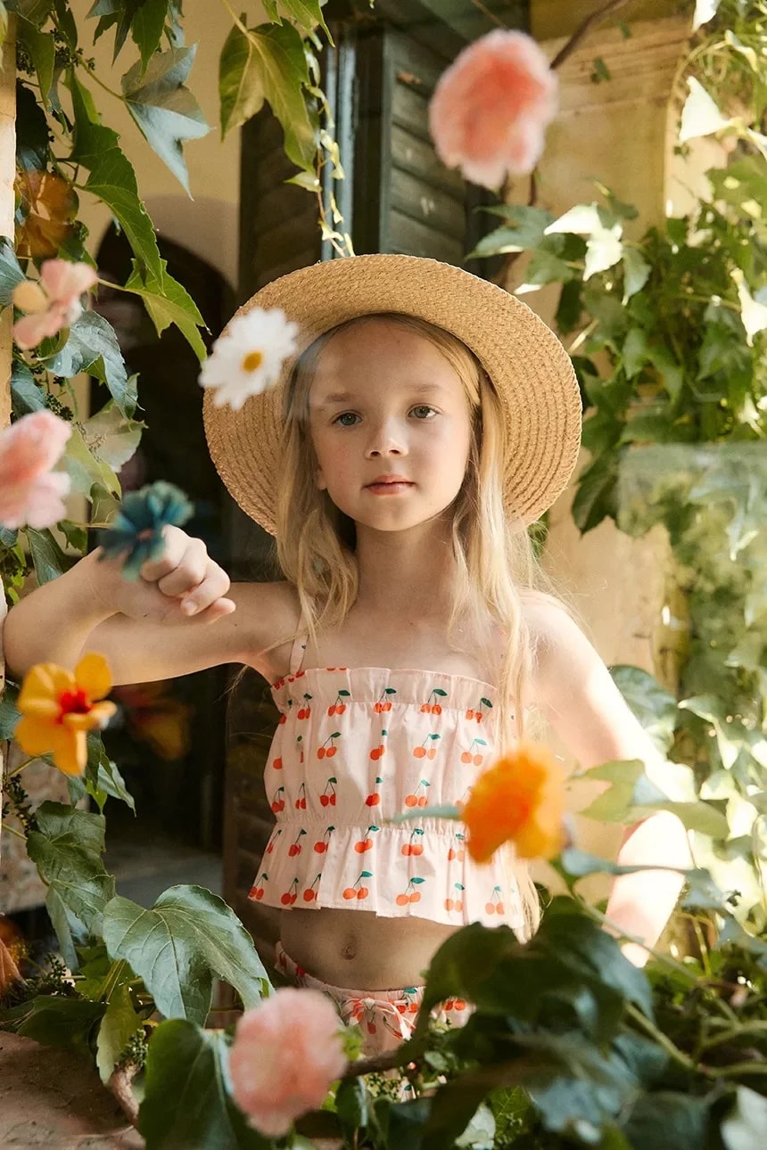 Детский хлопковый топ CHERRIES TOP