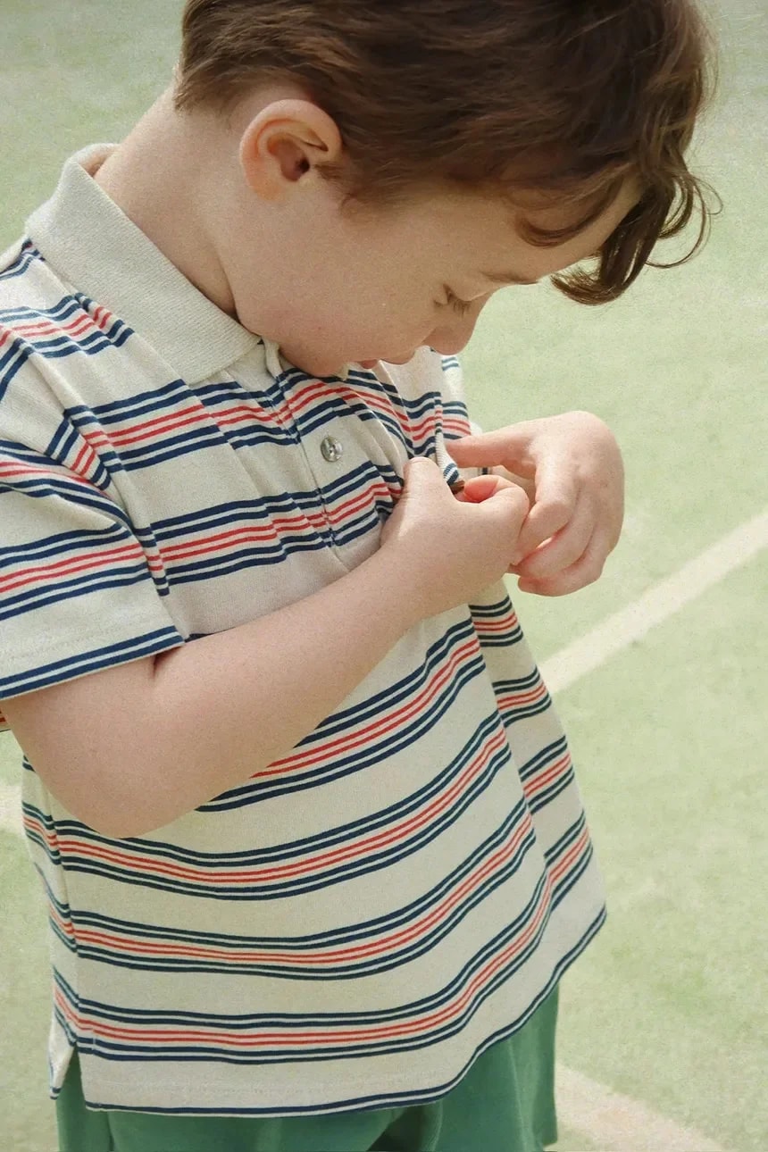 Детское хлопковое поло SPOTTY SS POLO GOTS