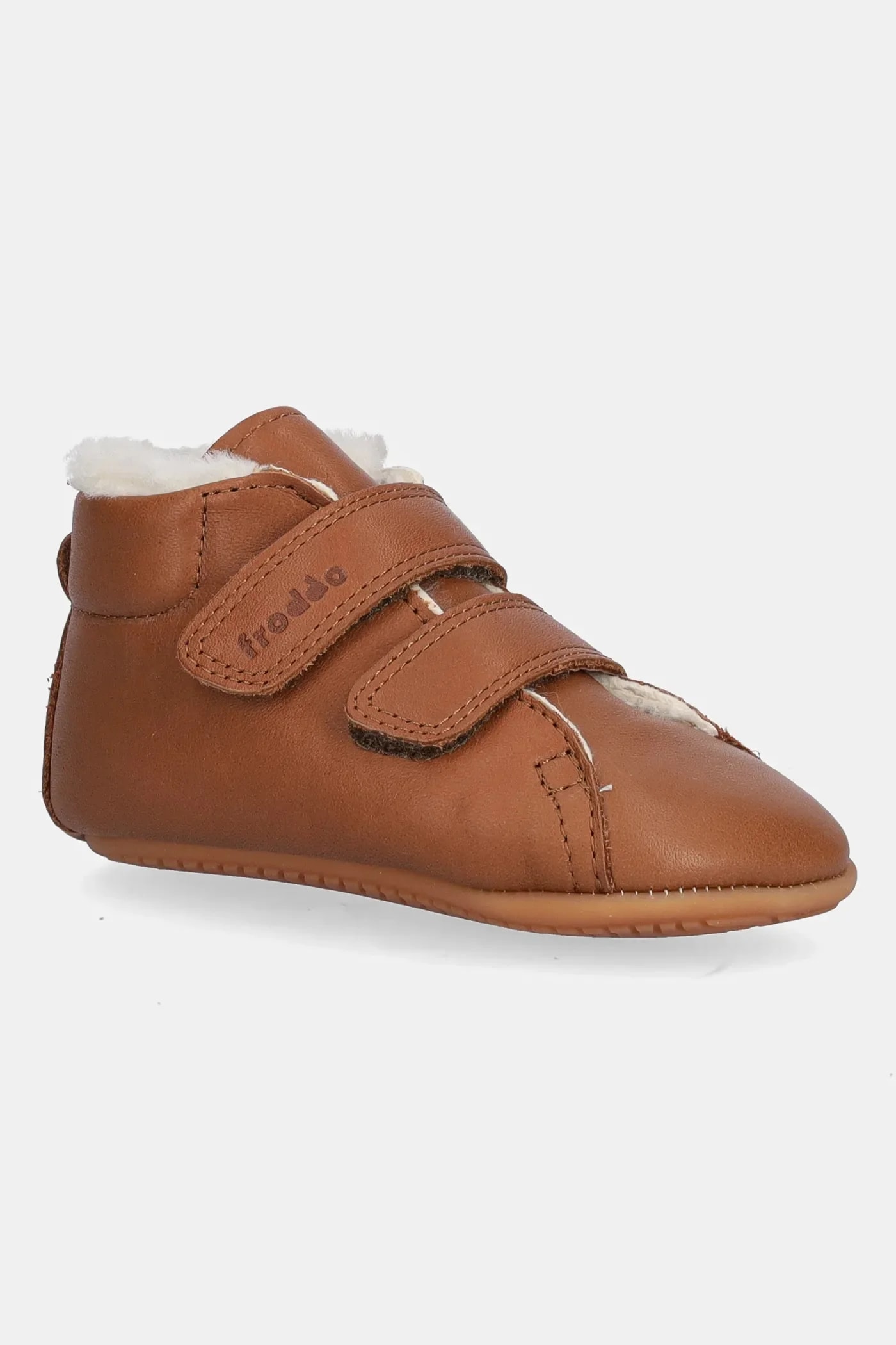 Детские кожаные туфли PREWALKERS FURRY BASIC