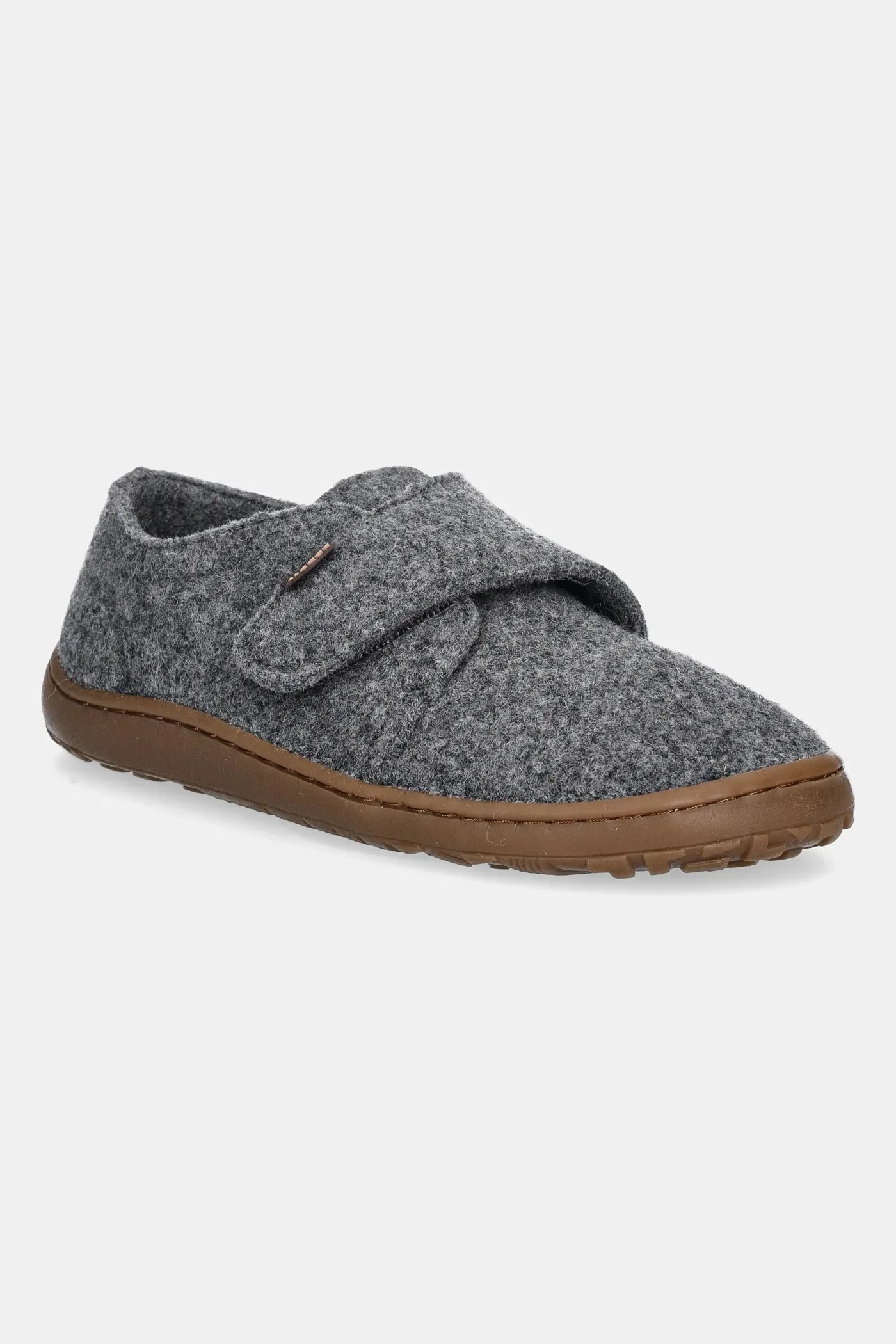 Детские тапочки BAREFOOT WOOLY серые для мальчиков