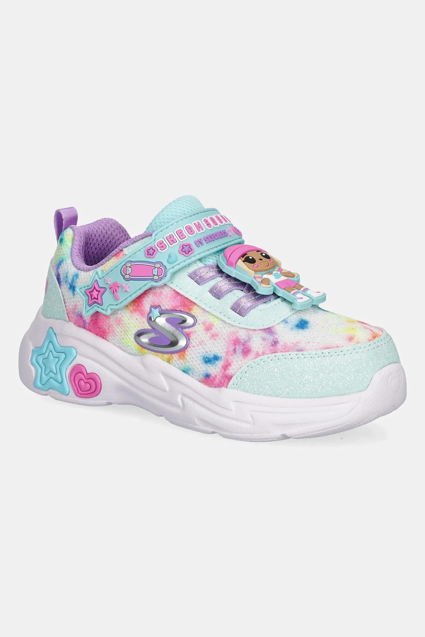 Детские кроссовки SNUGGLE SNEAKS бирюзовые для девочек