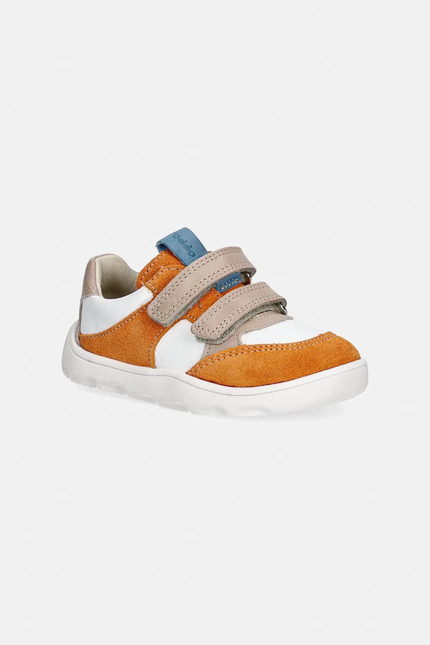 Детские кожаные кроссовки BAREFOOT ZERU SPRING апельсин для мальчиков