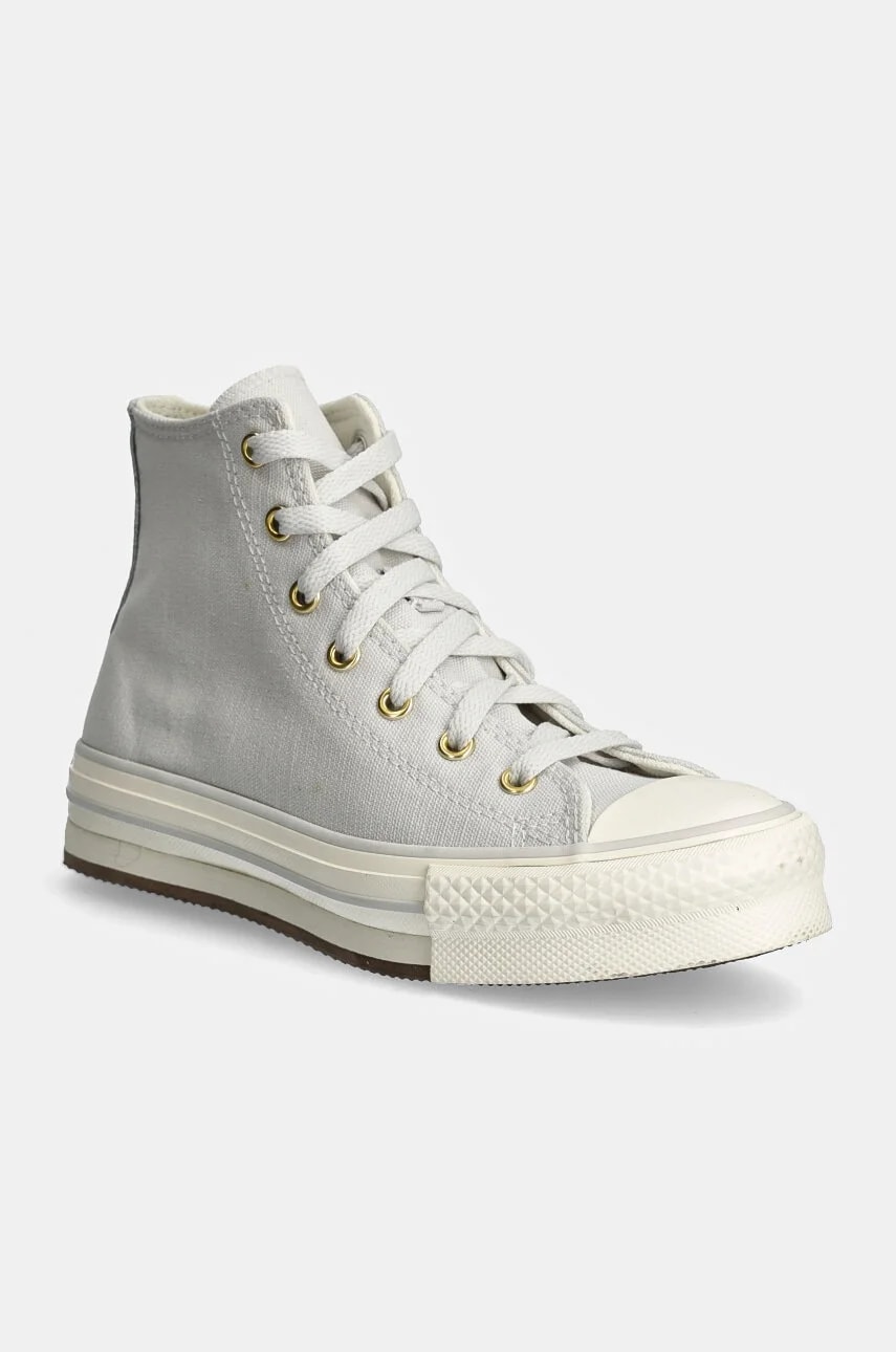 Детские кроссовки CHUCK TAYLOR ALL STAR EVA LIFT серые для девочек