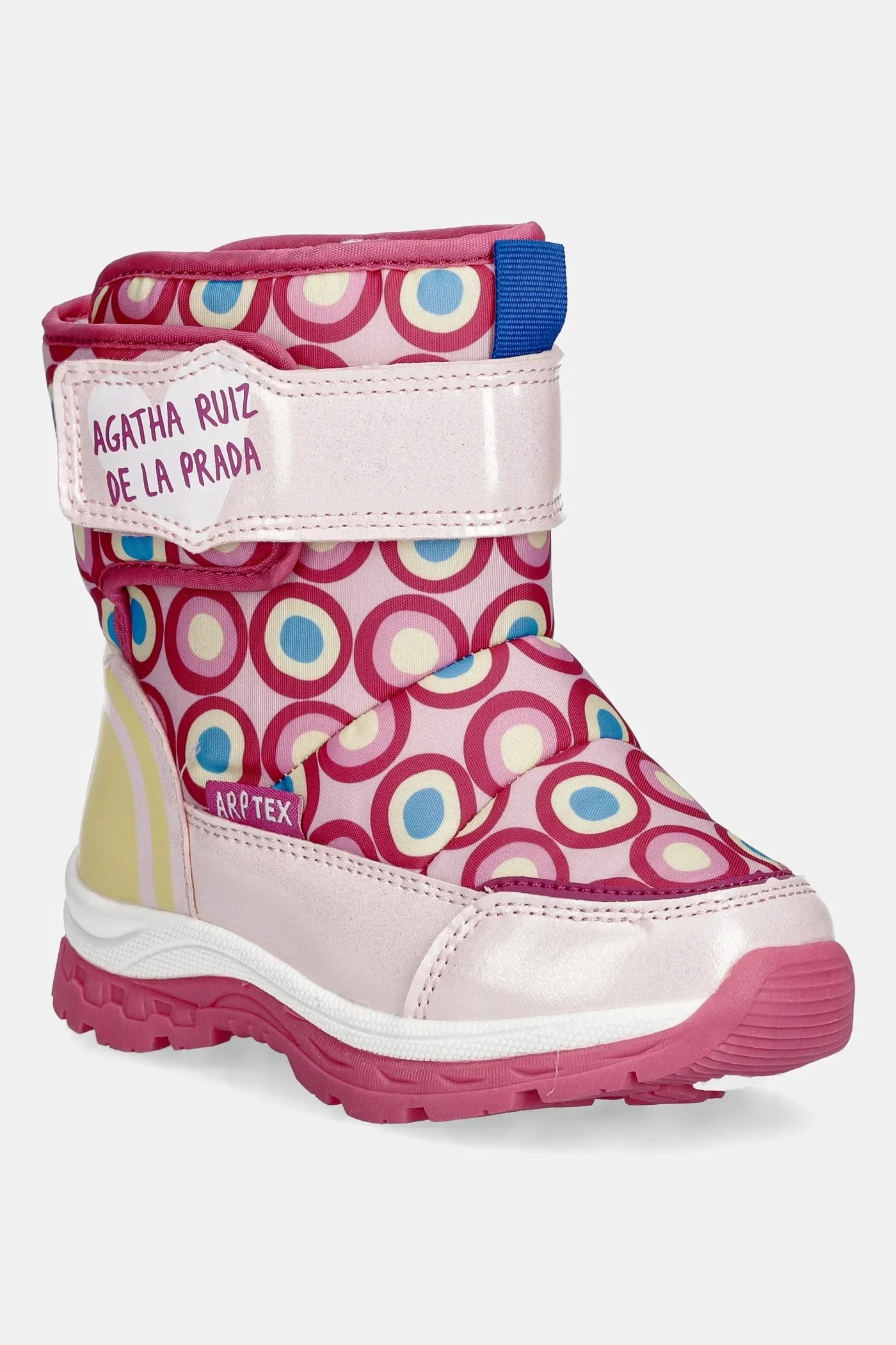 Детские зимние ботинки розовые для девочек