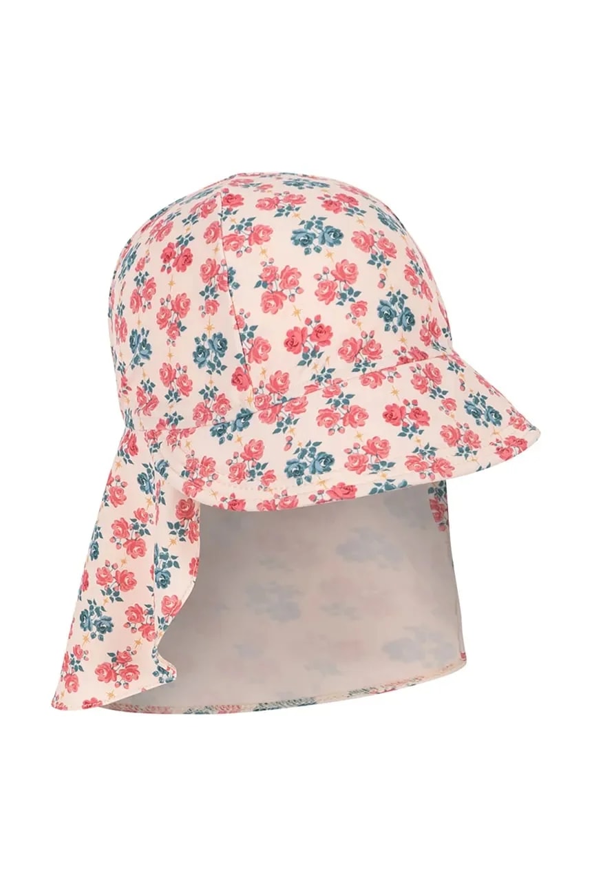 Детская бейсболка MANUCA FRILL SUN HAT GRS розовая для девочек