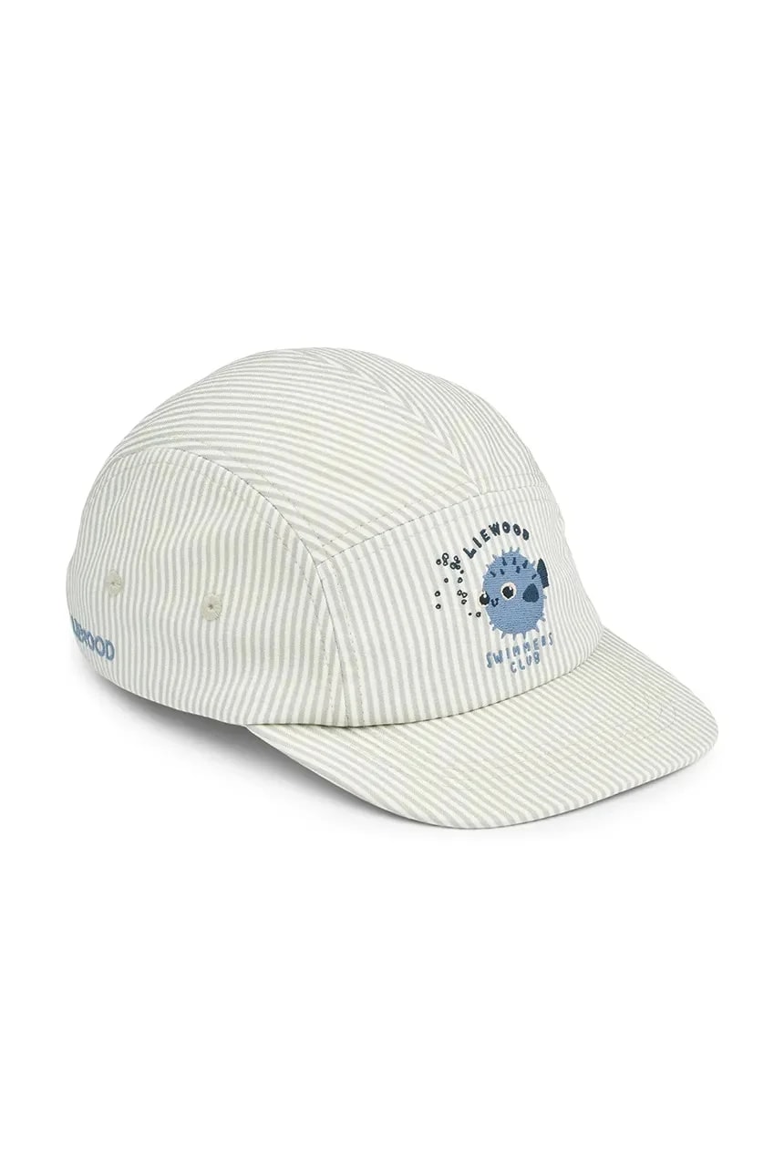 Детская хлопковая бейсболка Rory Seersucker Cap