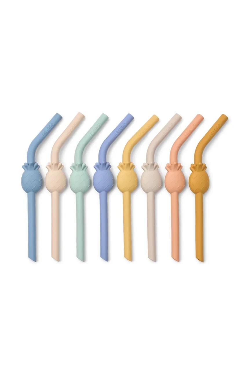 Carlson Pineapple Straw 8-Pack многоразовые соломинки
