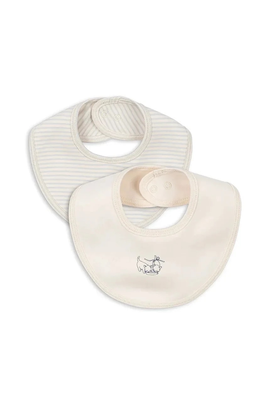 FIO STRIPE 2 PACK BIBS OCS Двухсторонний детский нагрудник, 2 упаковки