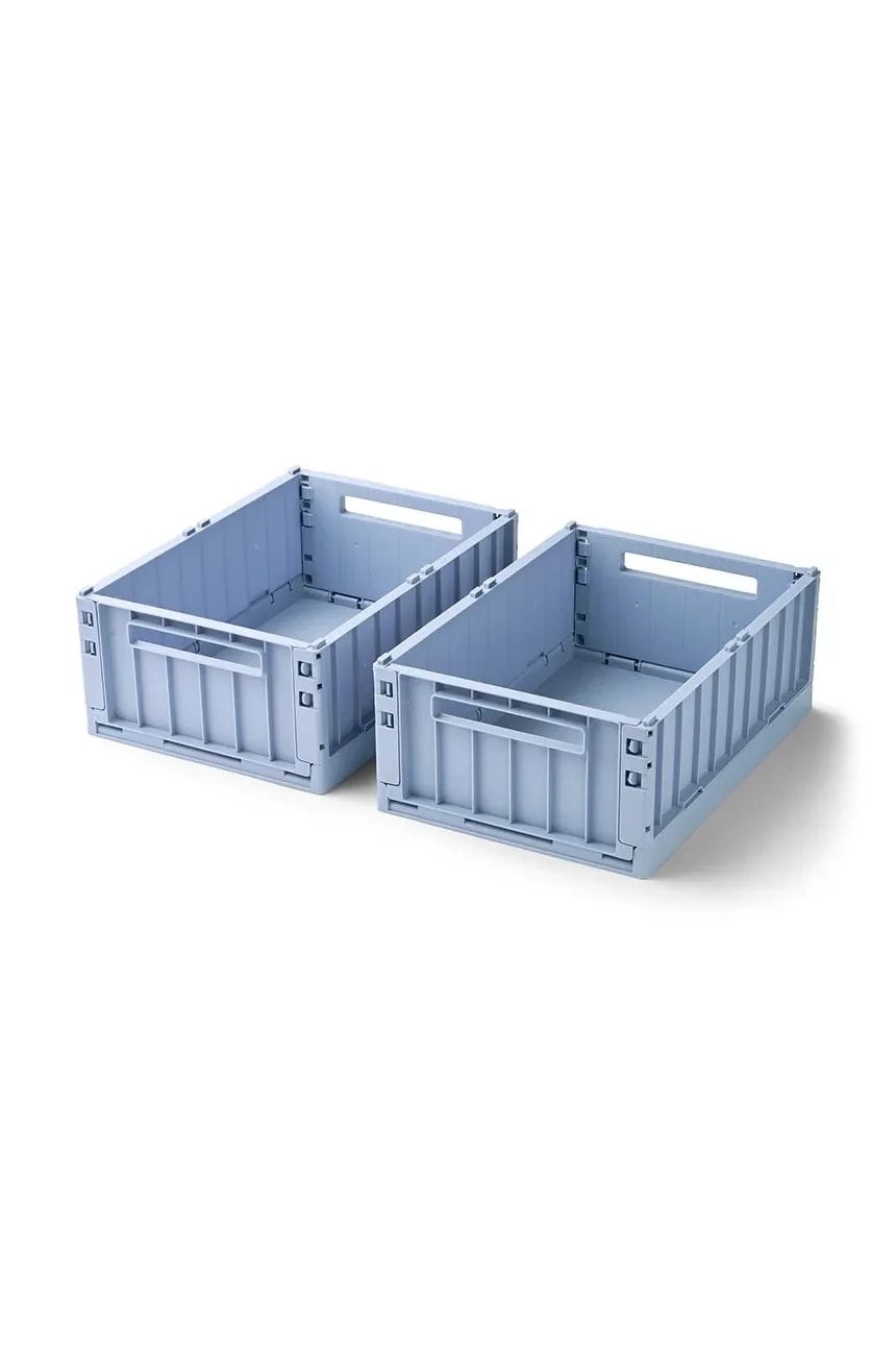 Ящик для хранения Weston M, 2 шт. фиолетовый для мальчиков