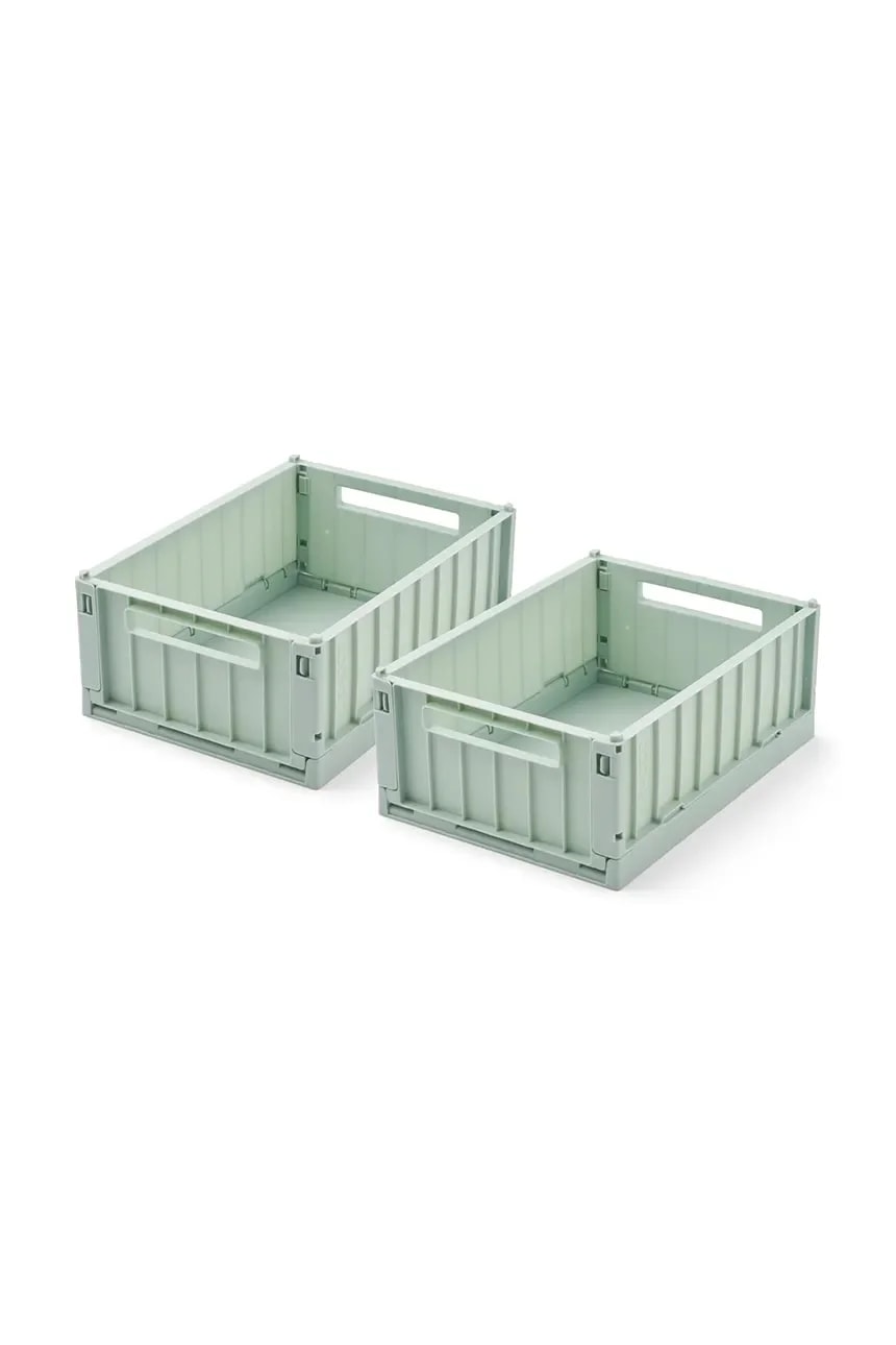 Коробка для хранения Weston S, 2 шт. зеленый для мальчиков
