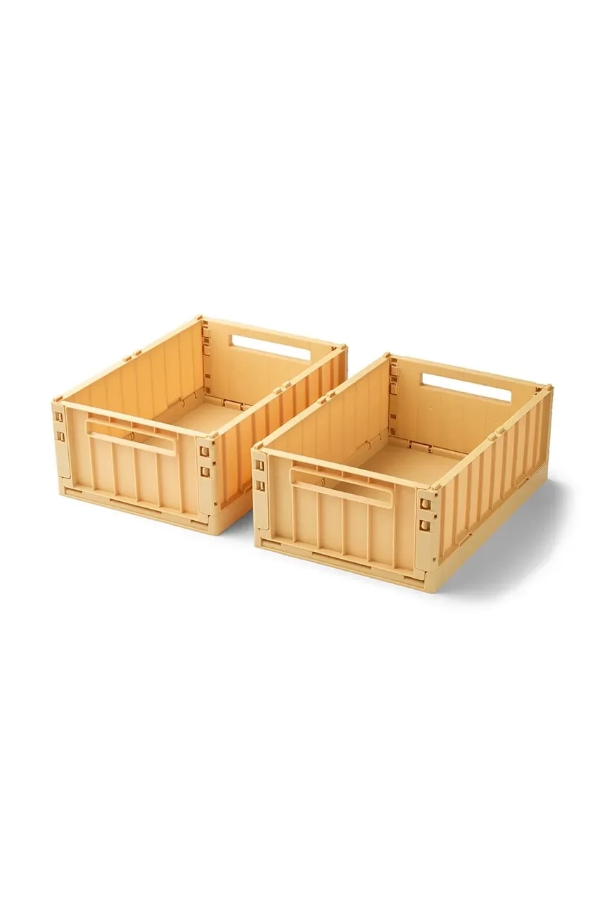 Ящик для хранения Weston M, 2 шт. желтый для мальчиков