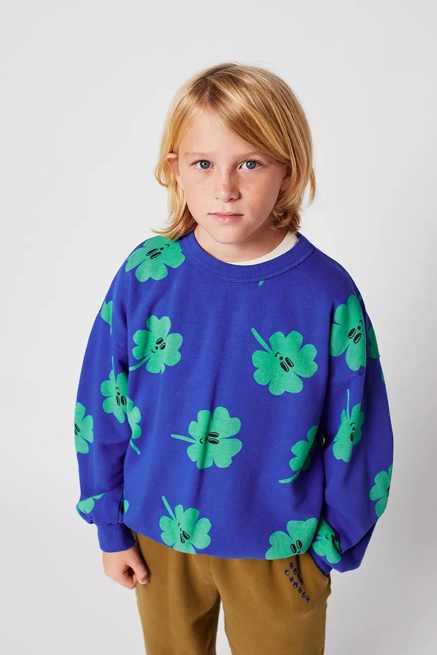 Детская хлопковая толстовка Lucky Clover