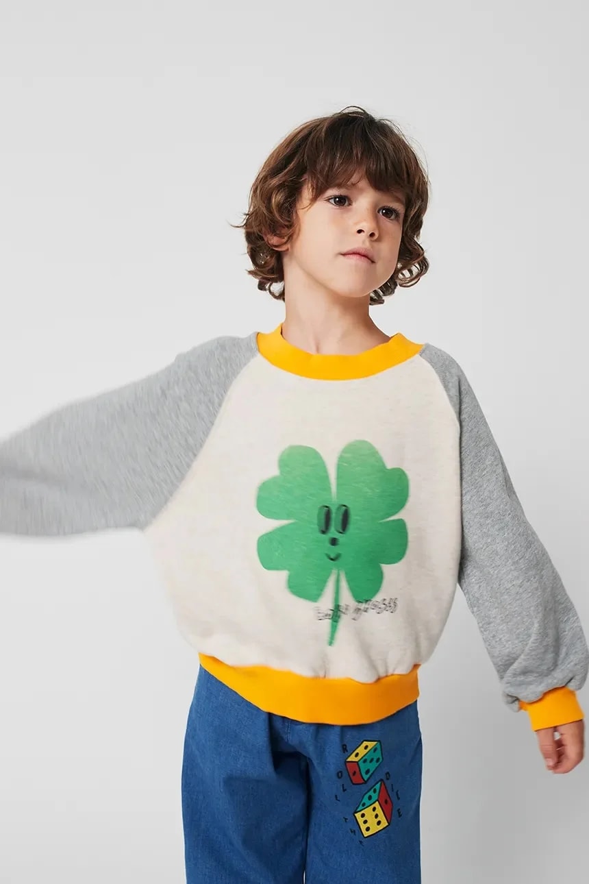 Детская хлопковая толстовка Lucky Clover
