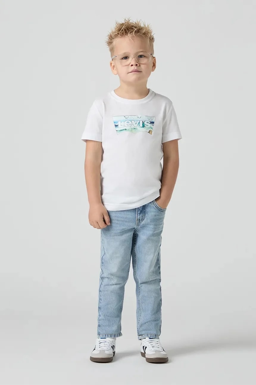 Детские джинсы 512 SLIM TAPER JEANS синие для мальчиков