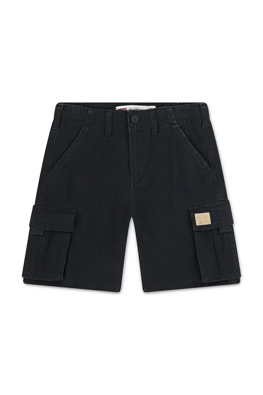 TRADITIONAL CARGO SHORTS детские шорты черные для мальчиков