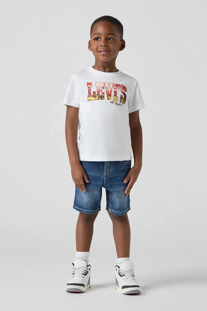 Детские джинсовые шорты NEW 511 SLIM FIT DENIM SHORT синие для мальчиков
