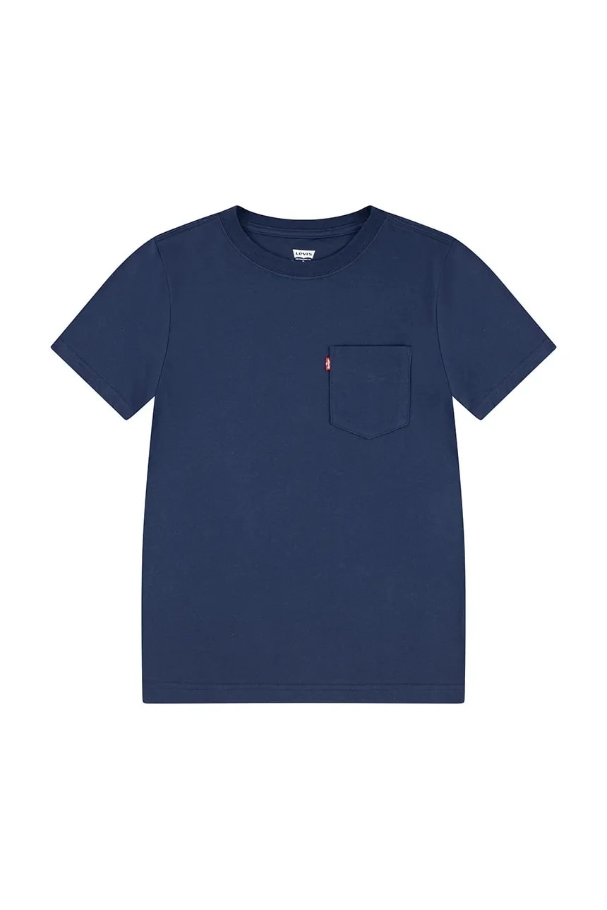 Детская хлопковая футболка SUNSET POCKET TEE военно-морской для мальчиков