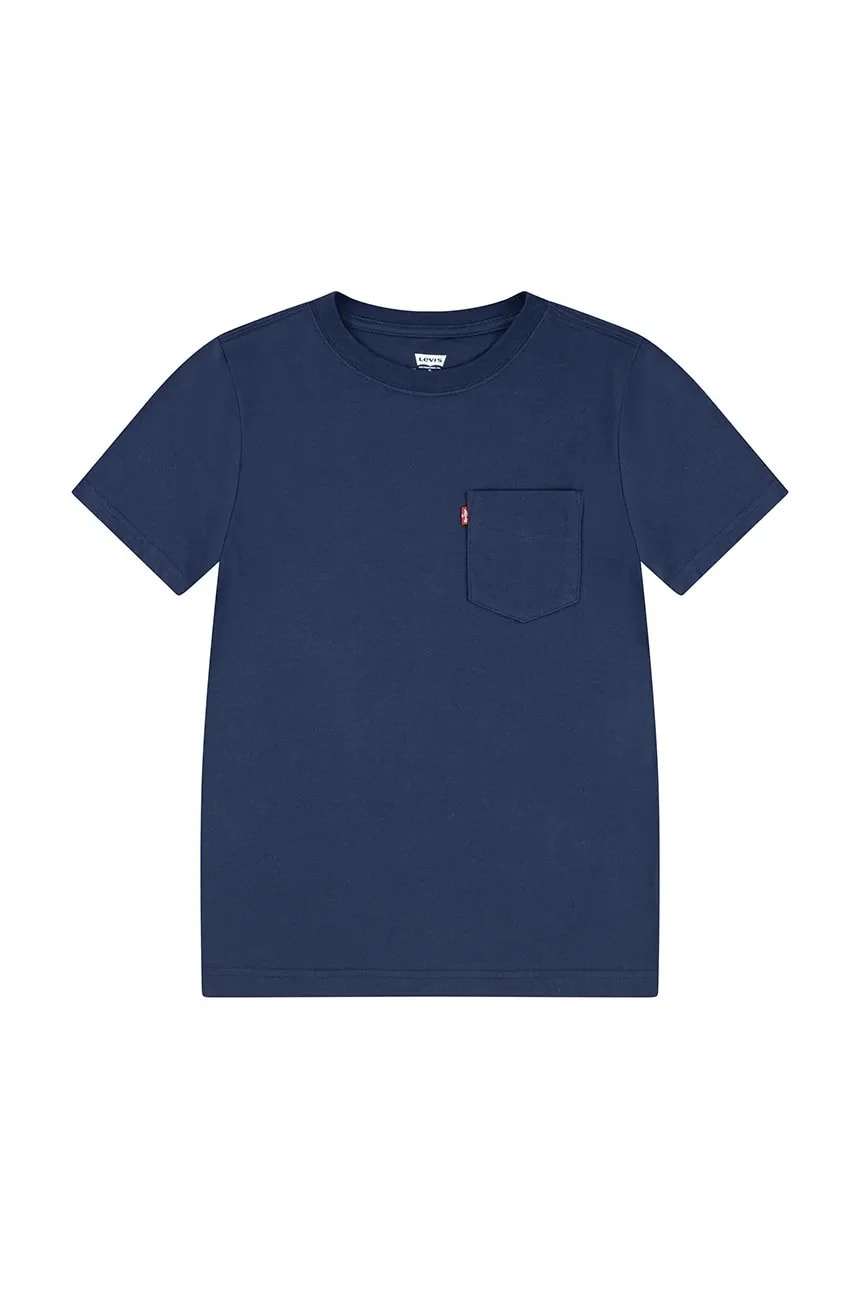 Детская хлопковая футболка SUNSET POCKET TEE военно-морской для мальчиков