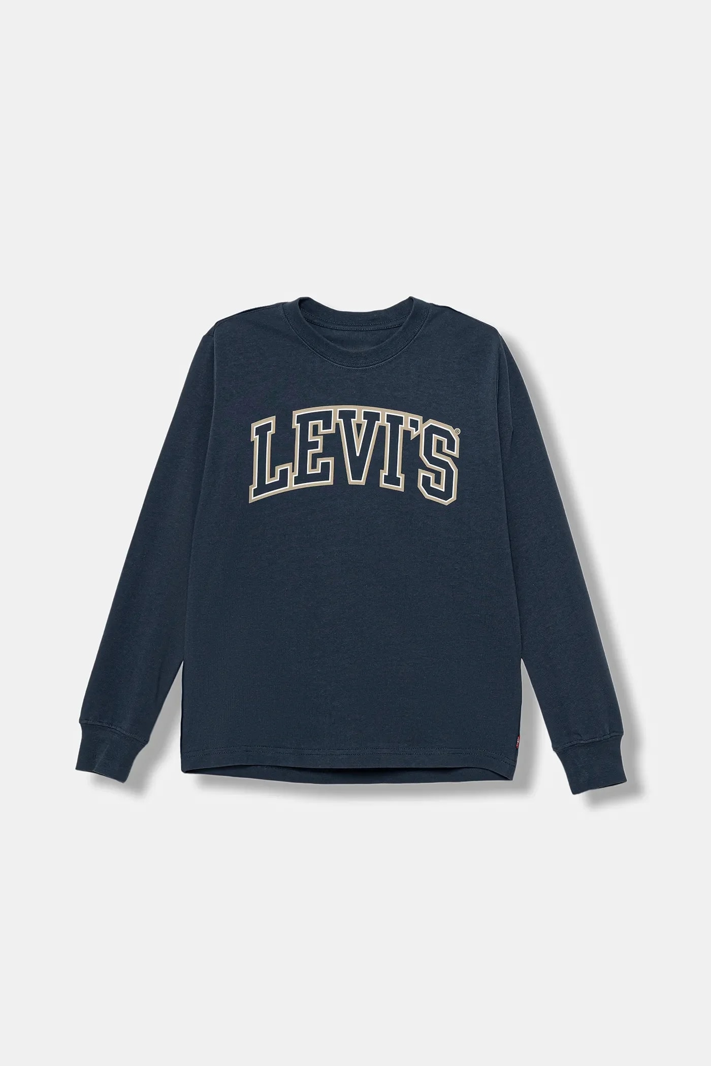 Детская хлопковая футболка с длинными рукавами COLLEGIATE LS TEE