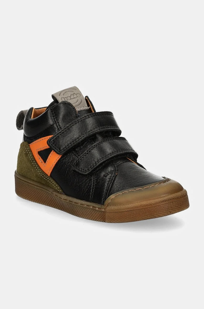 Детская кожаная обувь ROSARIO HIGH-TOP черный для мальчиков